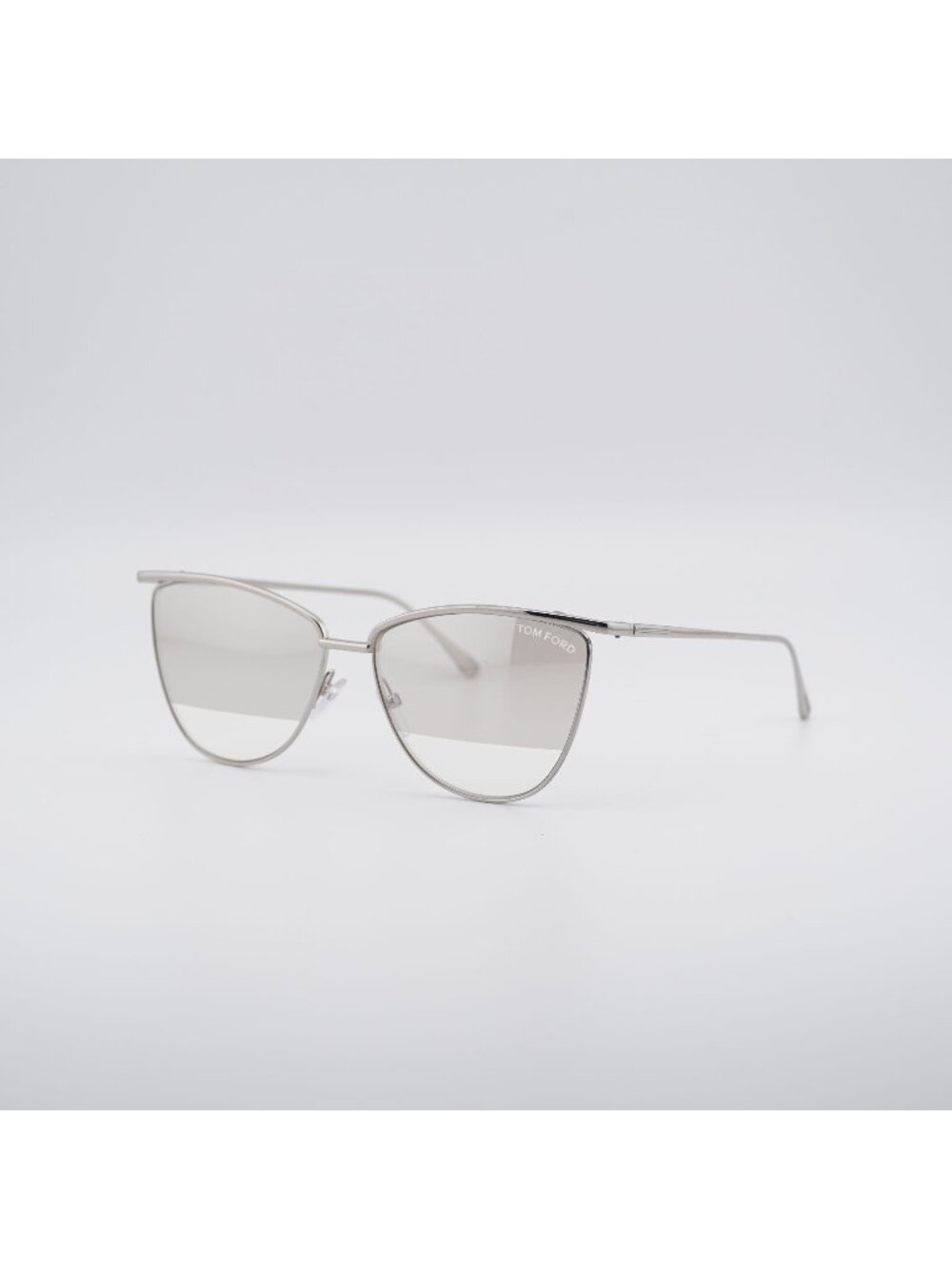 Tom Ford Veronica FT0684 16B Sunglasses Palladium Browline Frame, Grey Lenses